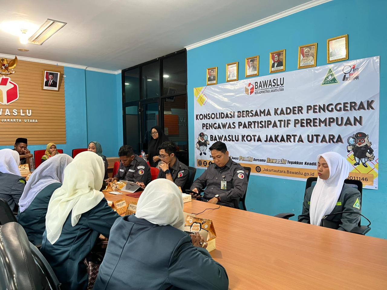 Peningkatan Kapasitas Pengawasan Pemilu: PC IPPNU Jakarta Utara dan Bawaslu Lakukan Konsolidasi Bersama